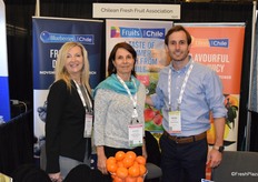 Susanne Bertolas, Monserrat Valenzuela and Matias Goycoolea from Fruits From Chile